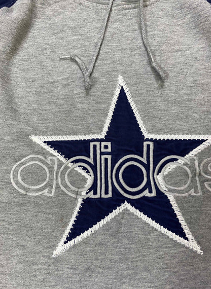 90's ADIDAS CENTET LOGO Size M Vintage Sweat-Shirt / k210