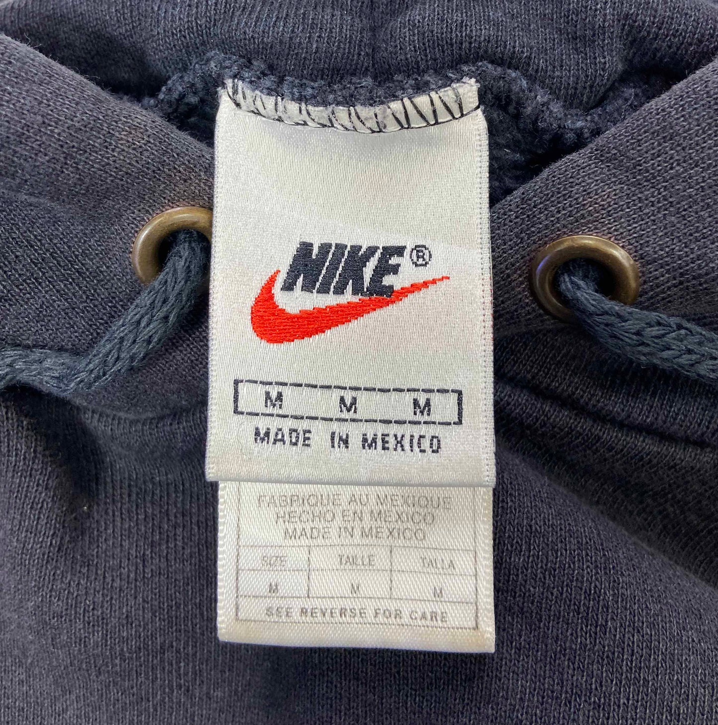 90's Nike Mini Swoosh Vintage Hoodie Sweat-Shirt / 3127