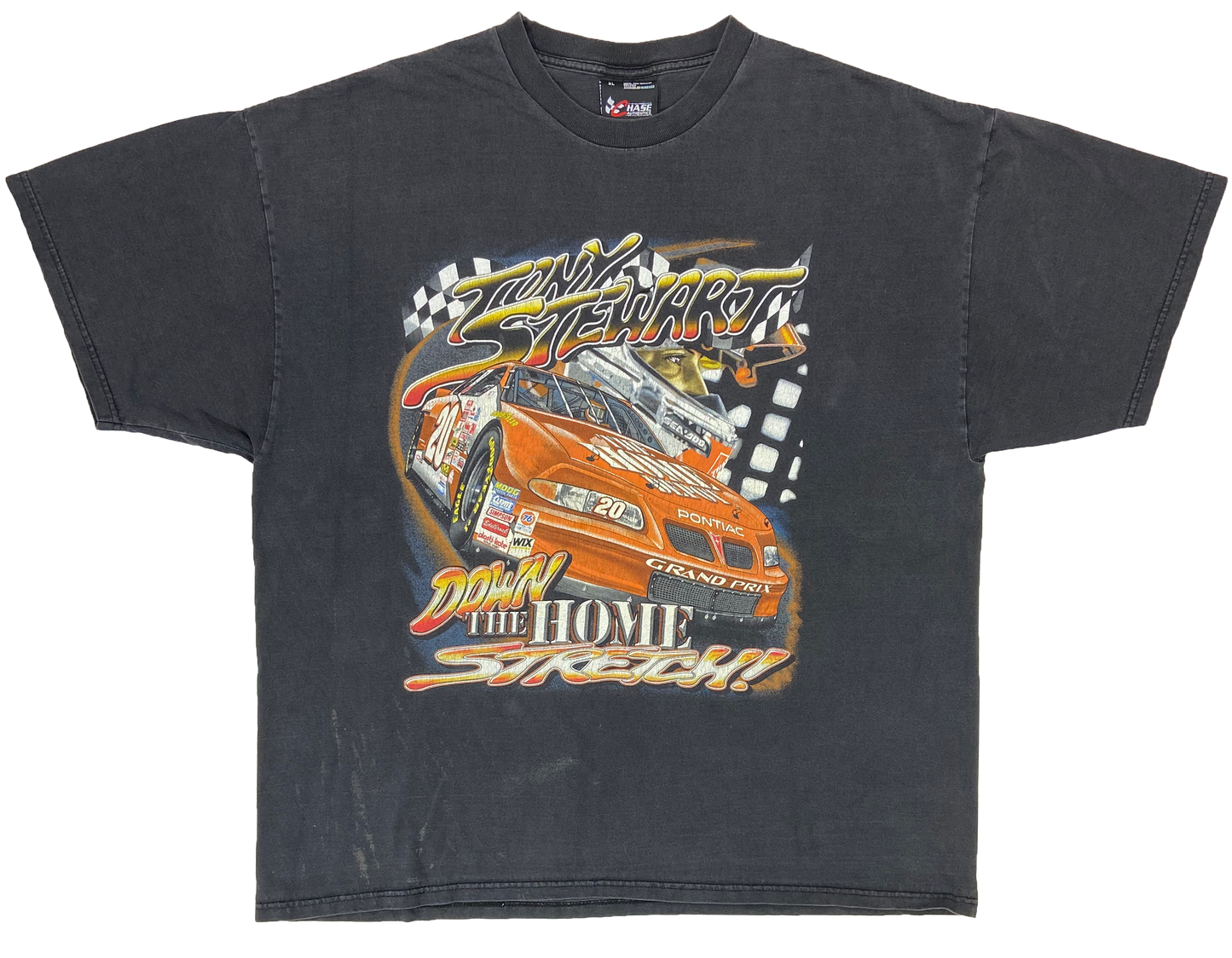 2001' HASE Tony Stewart Home Depot Vintage Racing T-Shirt / 3131