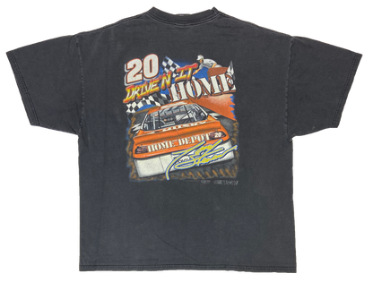2001' HASE Tony Stewart Home Depot Vintage Racing T-Shirt / 3131