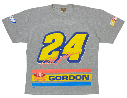 1996' Jeff Gordon Du Pont Made in USA Vintage Racing T-Shirt / 3132