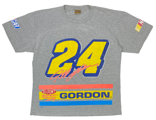 1996' Jeff Gordon Du Pont Made in USA Vintage Racing T-Shirt / 3132