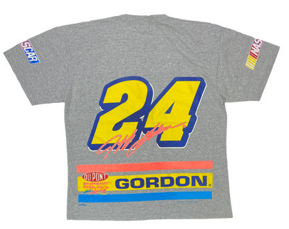 1996' Jeff Gordon Du Pont Made in USA Vintage Racing T-Shirt / 3132