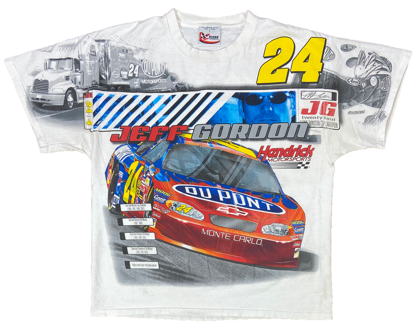 2004' Jeff Gordon HASE Du Pont Vintage Racing T-Shirt / 3134