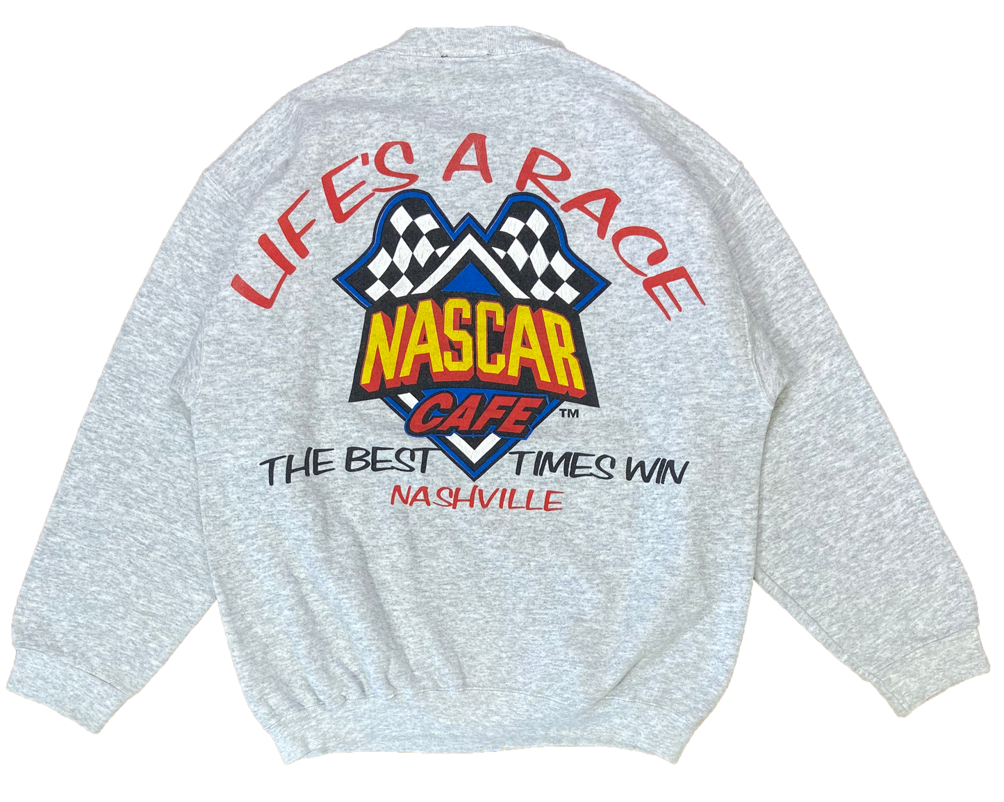 90's Nashville NASCAR Cafe Racing Vintage Sweat-Shirts / 3143