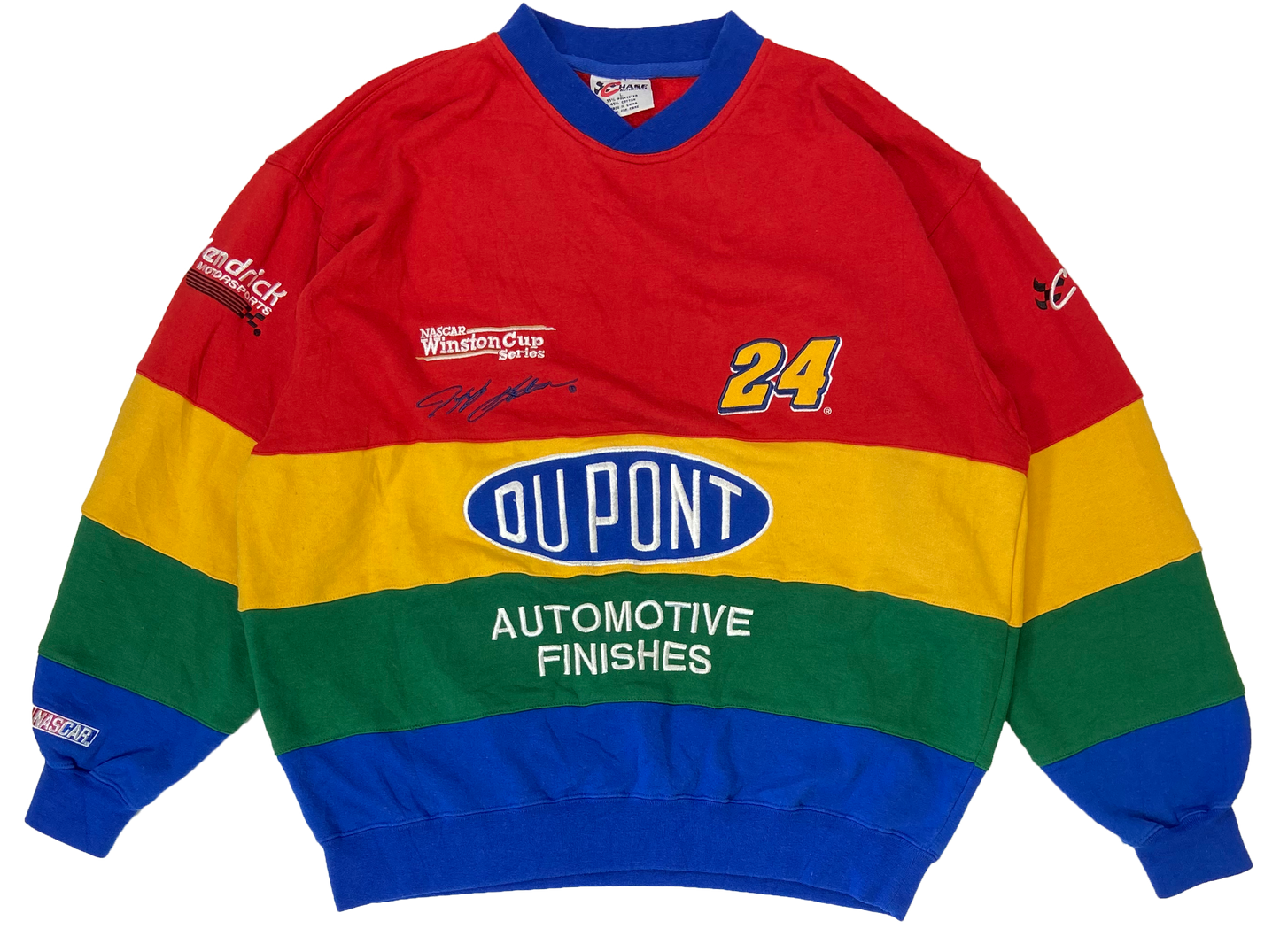 90's Du Point NASCAR Winston Cup Series Vintage Racing Sweat-Shirt / 3144