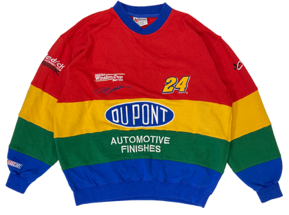 90's Du Point NASCAR Winston Cup Series Vintage Racing Sweat-Shirt / 3144