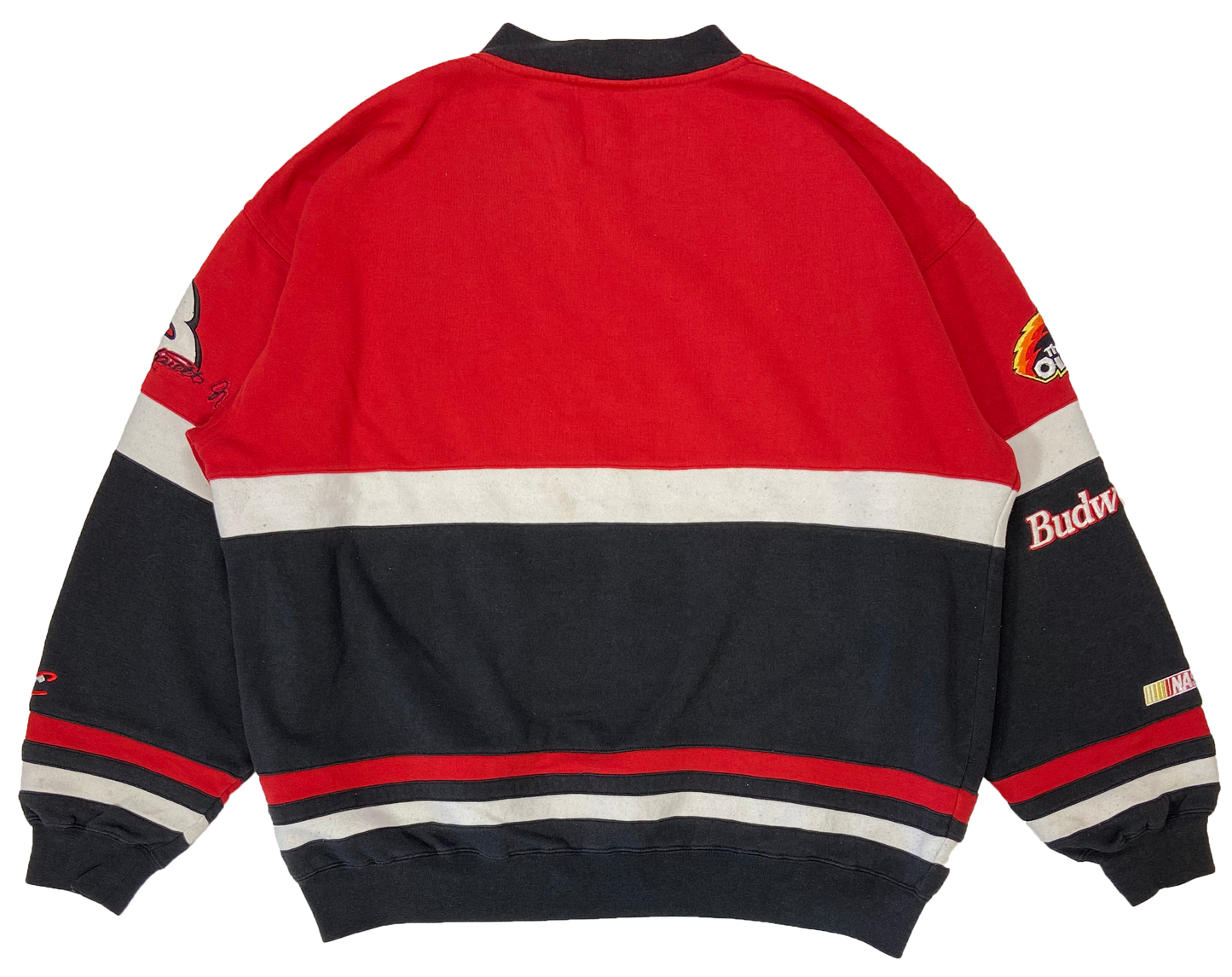 Vintage HASE Bud King of Beers NASCAR Racing Sweat-Shirts / 3145