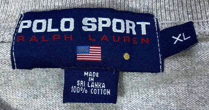 90's  POLO SPORTS RALPH LAUREN Size XL Vintage Sweat-Shirt / k475