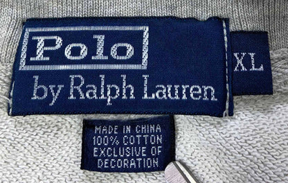 90's POLO RALPH LAUREN Size XL Half-Zip Vintage Sweat-Shirt / k195