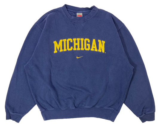 90's Nike x Michigan Vintage Sweat-Shirt / 3177