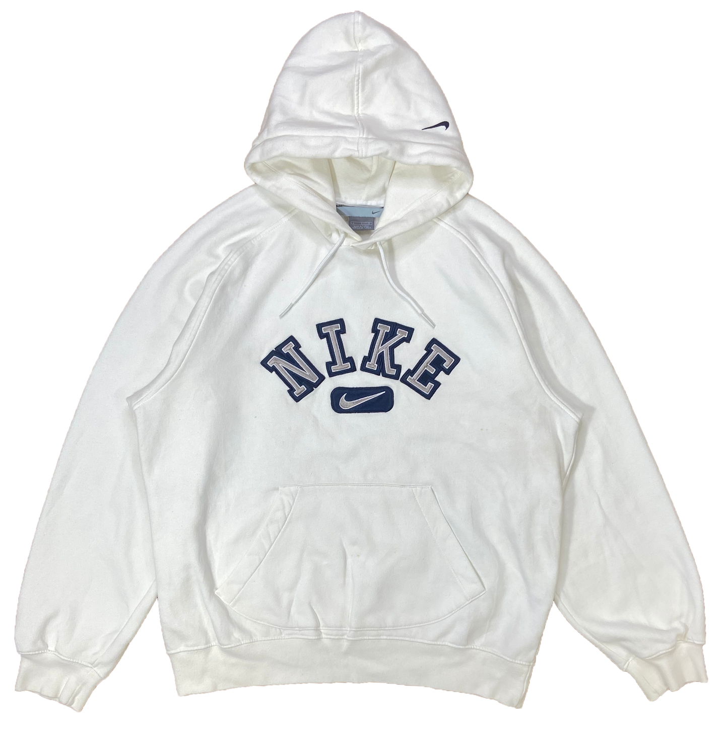 00' Nike Center Logo Vintage Hoodie Sweat-Shirt / 3196