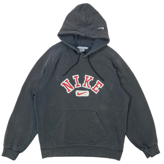 00' Nike Center Logo Vintage Hoodie Sweat-Shirt / 3197