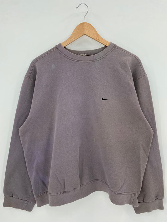 90's NIKE MINI SWOOSH Size L Vintage Sweat-Shirts / K2867