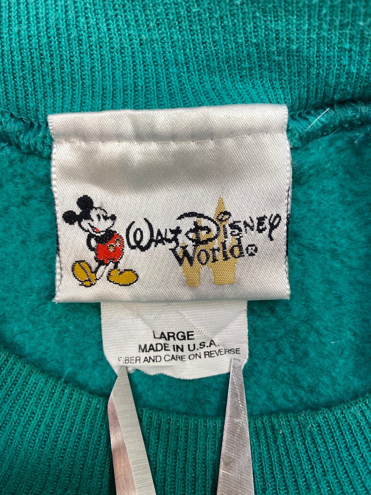 2000 Disney Epcot Made in USA Size L Vintage Sweat-Shirt / 5232