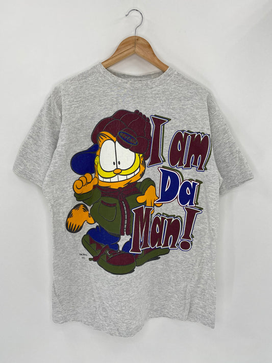 90’s Garfield Size L Vintage T-shirt / 5530