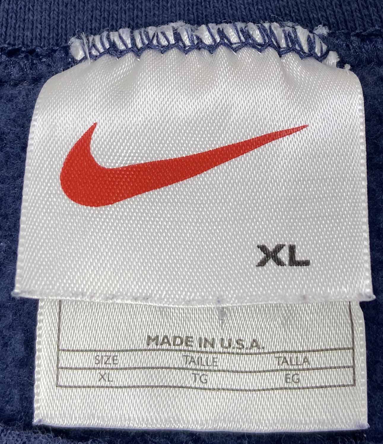 90's Nike Center Logo Made in USA Vintage Sweat-Shirt / 3200