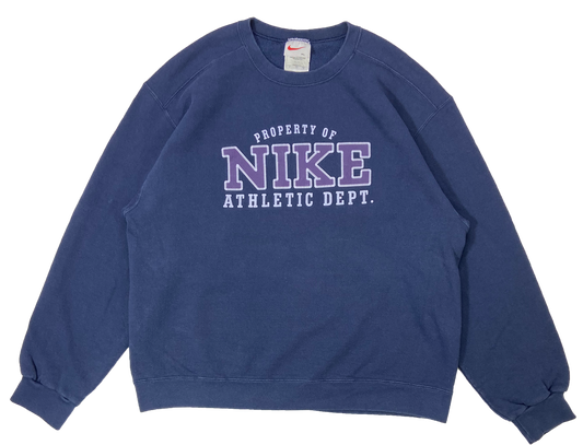 90's Nike Center Logo Made in USA Vintage Sweat-Shirt / 3200