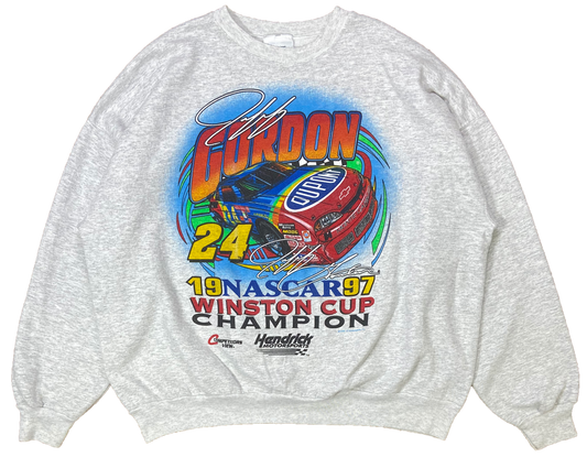 90's NASCAR Winston Cup Champion Jeff Gordon Vintage Racing Sweat-Shirts / 3205