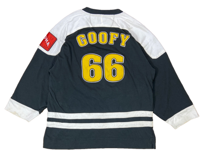 Vintage Goofy Disney 3/4 Sleeve Hockey T-Shirt / 3218