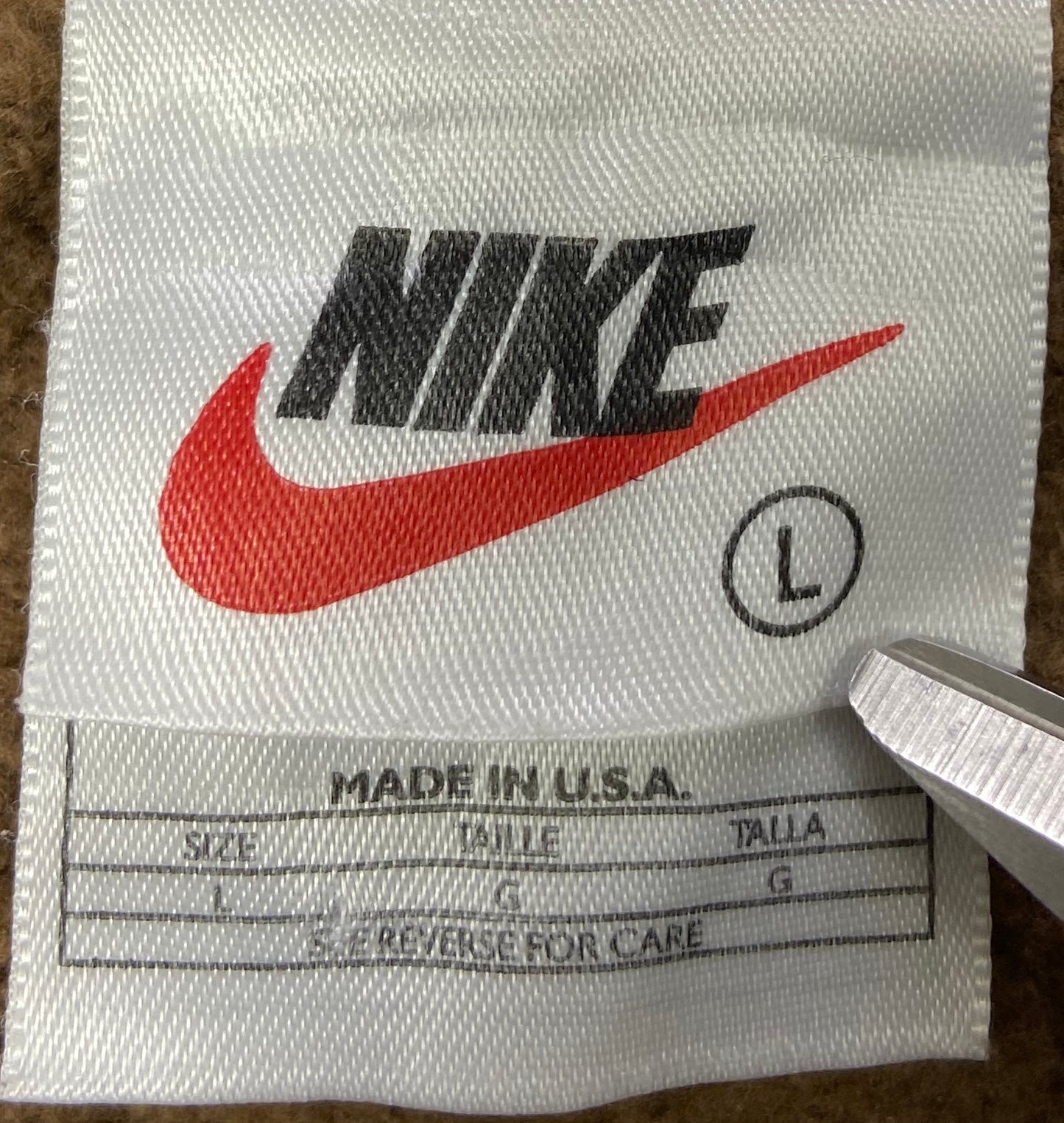 90's Nike Air Force Made in USA Vintage Hoodie Sweat-Shirt / 3237