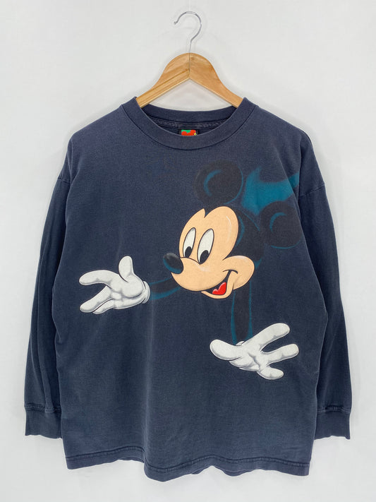 90's DISNEY Made in USA Size Approx. XL Vintage Long Sleeve T - Shirts / 5875