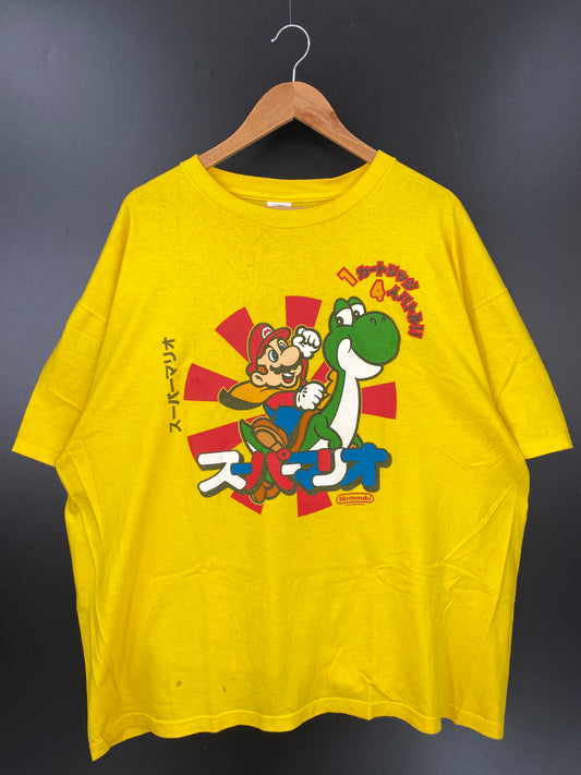 2008 NINTENDO MARIO Size XXL Vintage T-Shirt / K2459