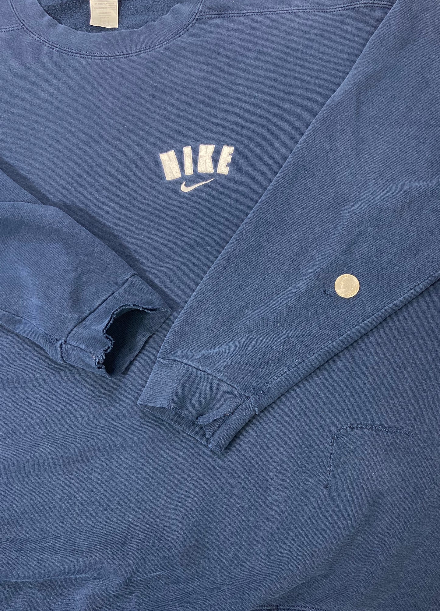 90's Nike Mini Logo Made in USA Vintage Sweat-Shirt / 3242
