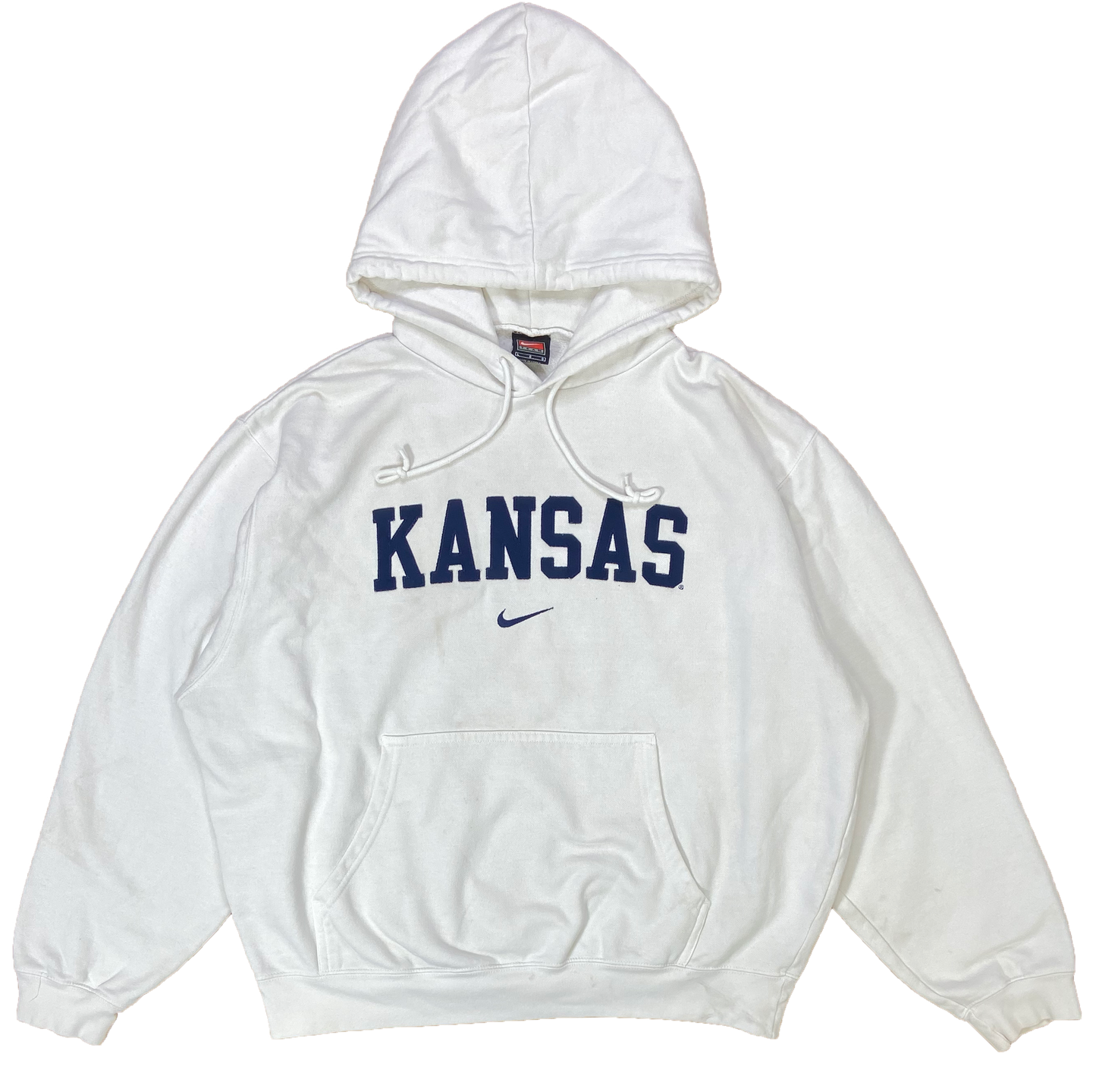 90's Nike x Kansas Vintage Hoodie Sweat-Shirt / 3255