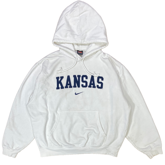 90's Nike x Kansas Vintage Hoodie Sweat-Shirt / 3255