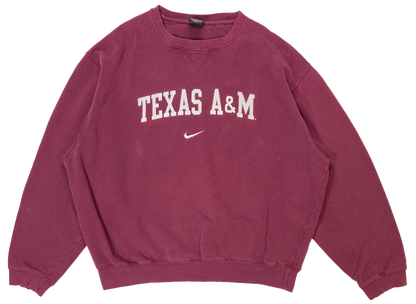 90's Nike x Texas A&M Vintage Sweat-Shirt / 3256