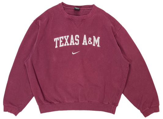 90's Nike x Texas A&M Vintage Sweat-Shirt / 3256