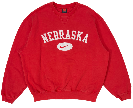 90's Nike x Nebraska Vintage Sweat-Shirt / 3262