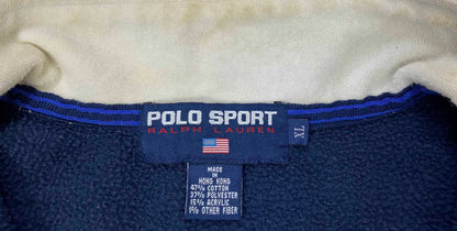 90's Polo Sport Ralph Lauren Half-Zip Vintage Sweat-Shirt / K735