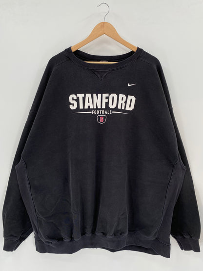 90's NIKE STANFORD FOOTBALL Made in USA Size XXXXL Sweat-shirt / k1934