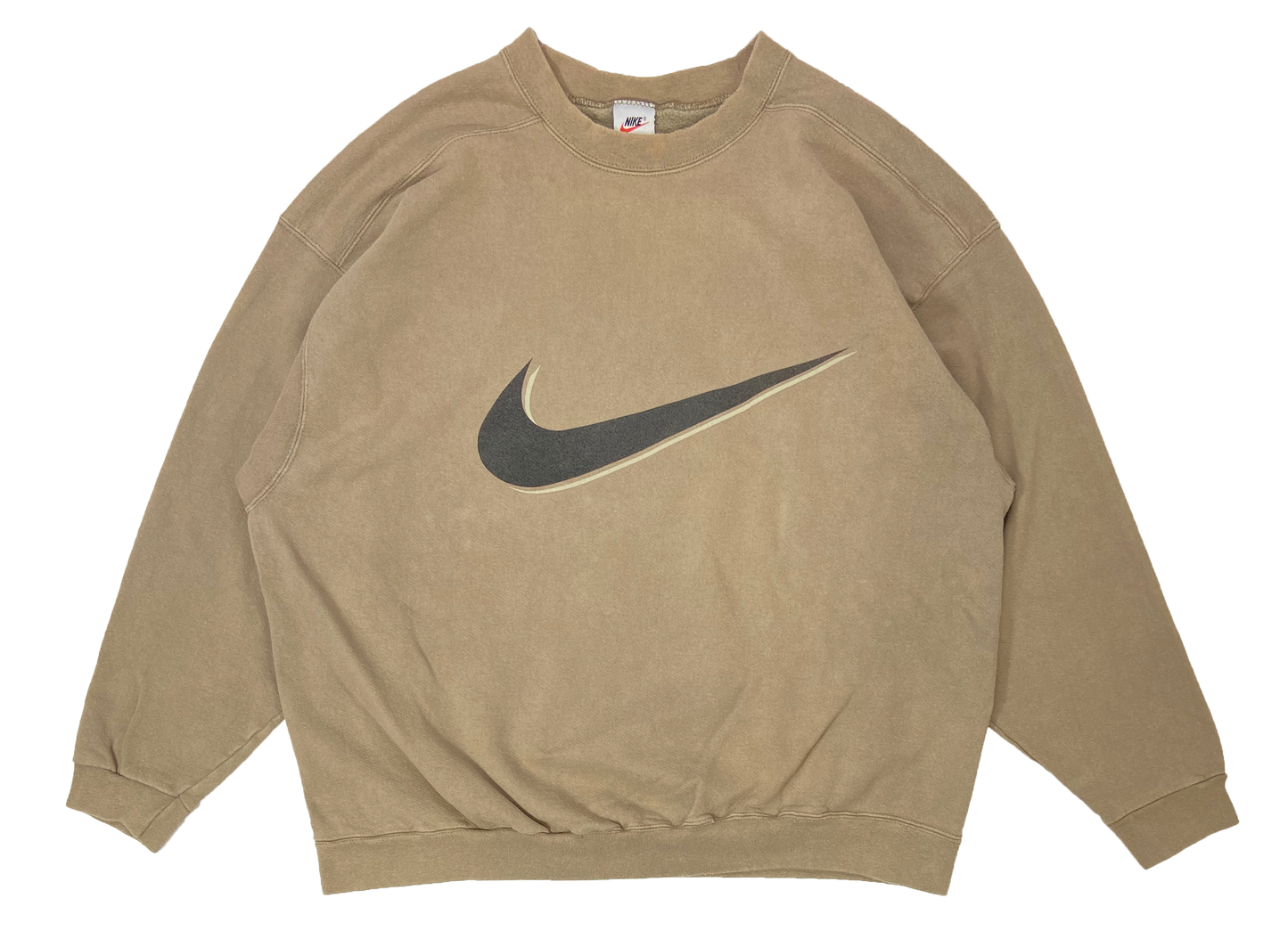 90's Nike Center Big Swoosh Made in USA Vintage Sweat-Shirt / 3294