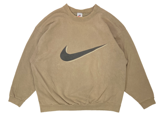 90's Nike Center Big Swoosh Made in USA Vintage Sweat-Shirt / 3294