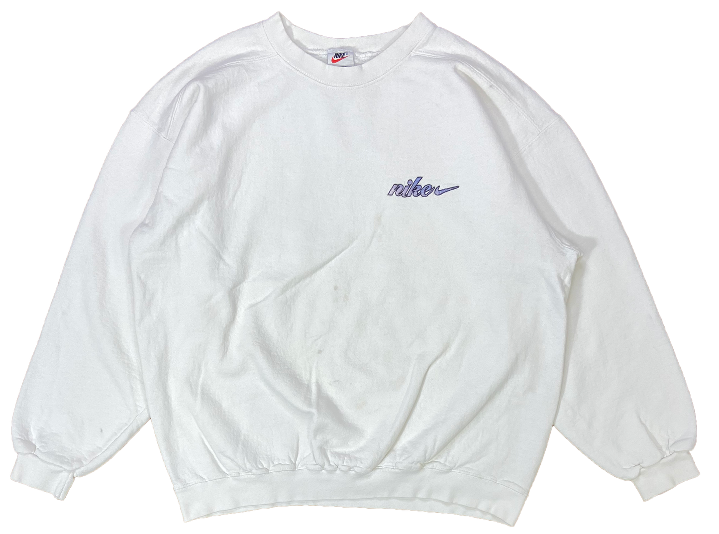 90's Nike Mini Logo Made in USA Vintage Sweat-Shirt / 3296