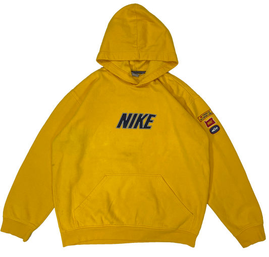 00' Nike Center Logo Vintage Hoodie Sweat-Shirt / 3298