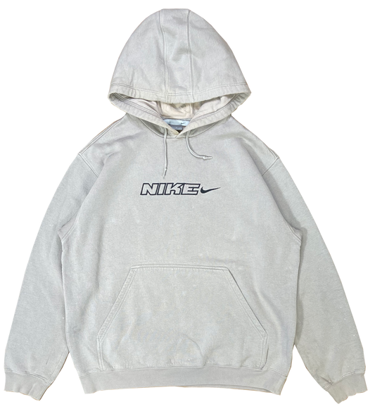00' Nike Center Logo Vintage Hoodie Sweat-Shirt / 3299