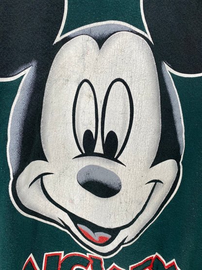 90’s DISNEY MICKEY Size Approx.L Vintage Sweat-Shirts / E1989S