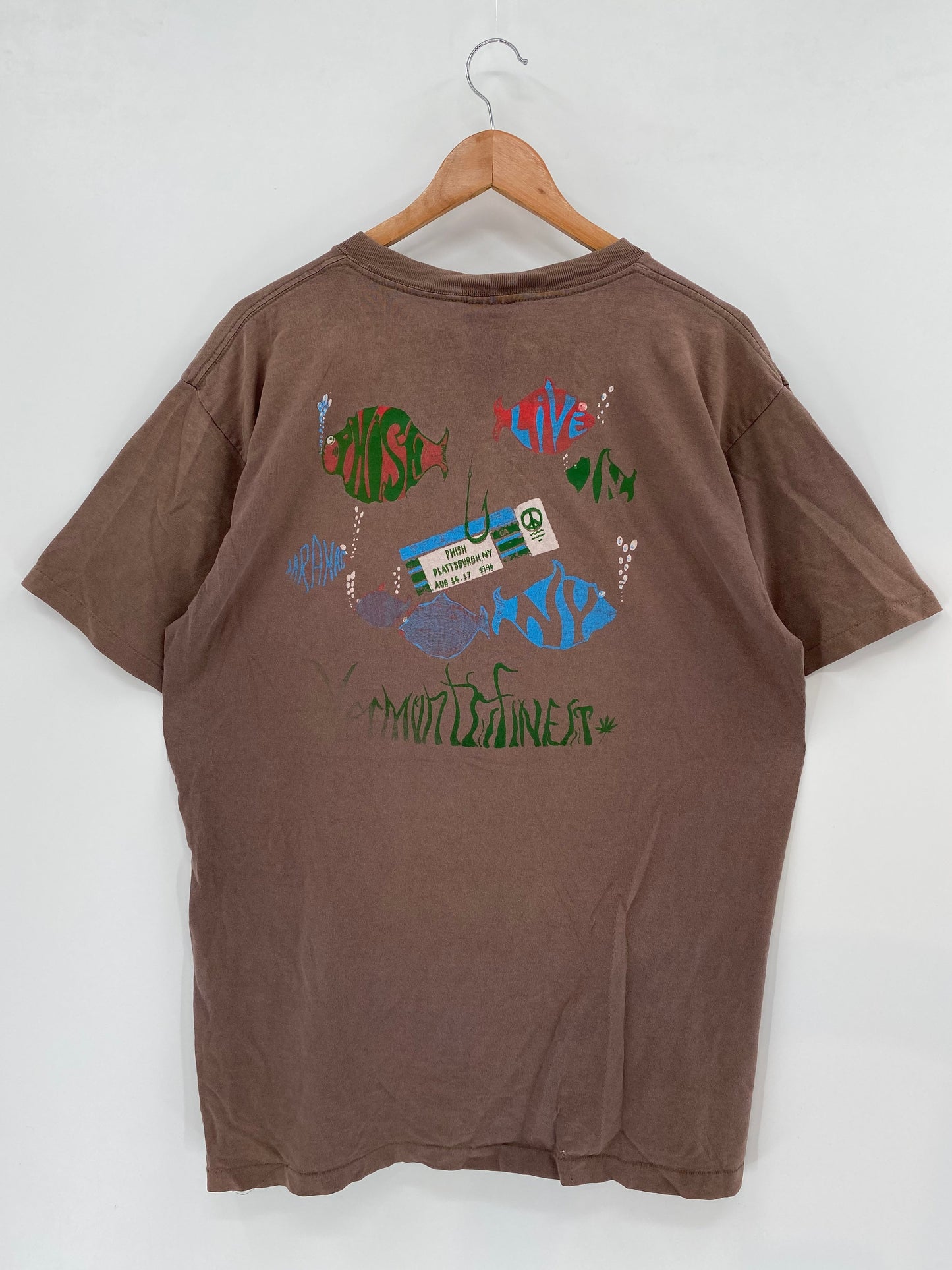 1996 FISH  Made in USA Size XL Vintage Music T-Shirt / E6140T