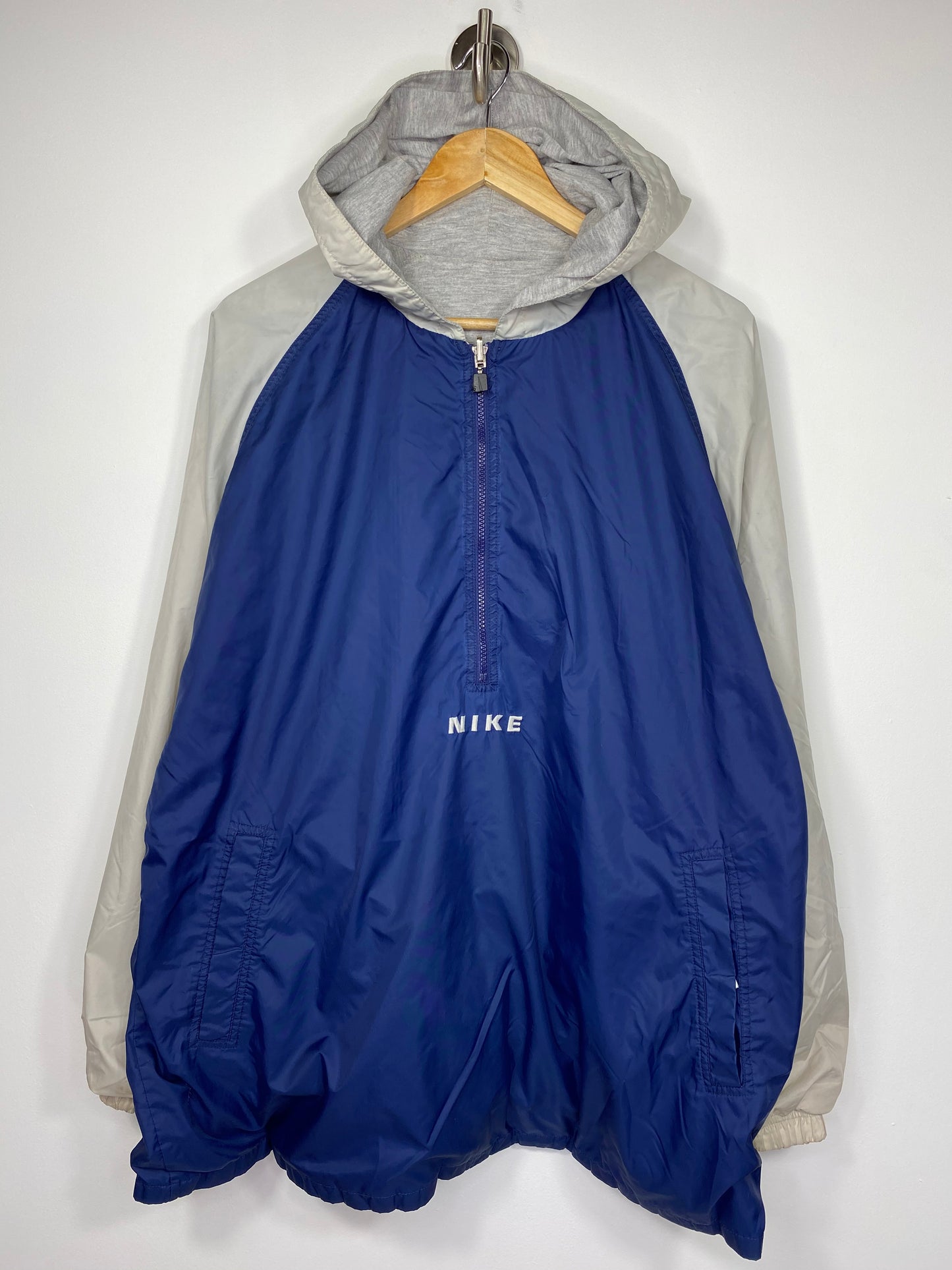 90's  NIKE Half-Zip Reversible Vintage Nylon Jacket/ 4909