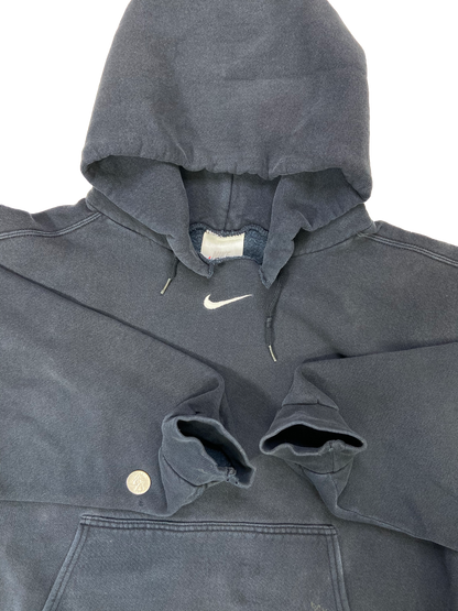 90's Nike Center Swoosh Made in USA Vintage Hoodie Sweat-Shirt / 3302