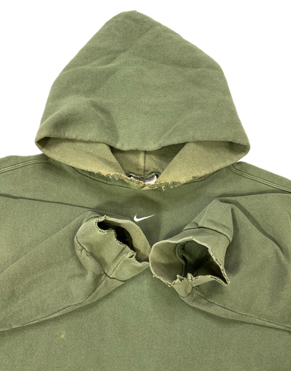 90's Nike Center Swoosh Made in USA Vintage Hoodie Sweat-Shirt / 3303