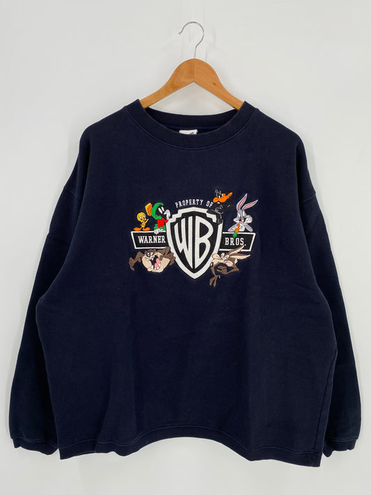 1999 LOONEY TUNES Size L Vintage Sweat-Shirt/ K680