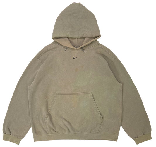90's Nike Center Swoosh Made in USA Vintage Hoodie Sweat-Shirt / 3309