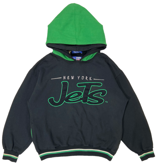 90's Starter Jets NFL Double Hoodie Sweat-Shirt / 3310