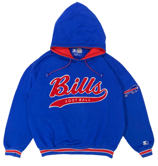 90's Starter Bills NFL Hoodie Sweat-Shirt / 3311