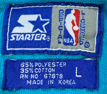 90's Starter Hornets NBA Hoodie Sweat-Shirt / 3312